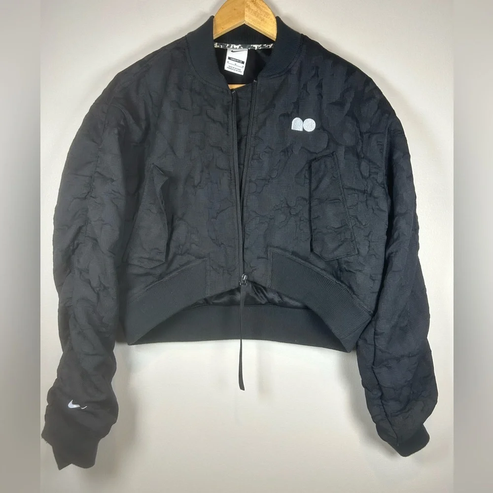 Nike Naomi Osaka Tennis Maneki-Nelly Cropped Bomber Jacket - Picture 2 of 14
